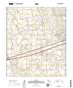 2019 Map of Pyote East, 2019 Print