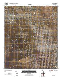 2010 Map of Pyote NE, 2010 Print