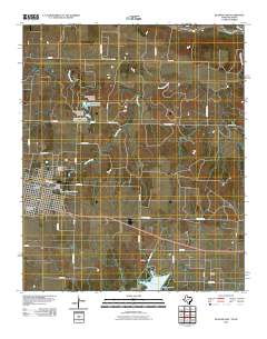 2010 Map of Quanah East, 2010 Print