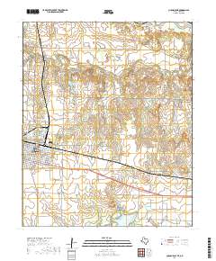 2019 Map of Quanah East, 2019 Print