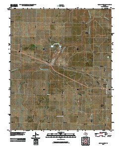 2010 Map of Quanah West, 2010 Print