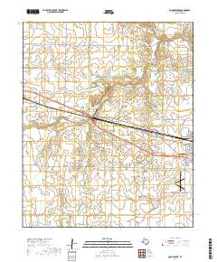 2019 Map of Quanah West, 2019 Print