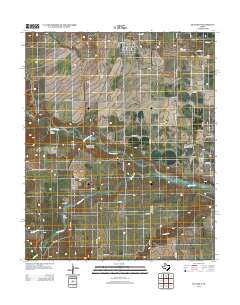 2012 Map of Quitaque, 2012 Print