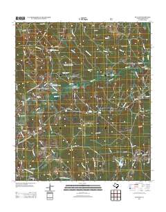 2013 Map of Ratcliff, 2013 Print
