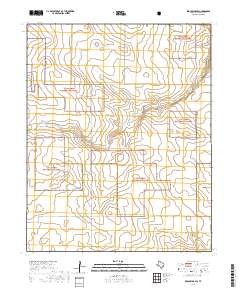 2019 Map of Red Cow Draw, 2019 Print