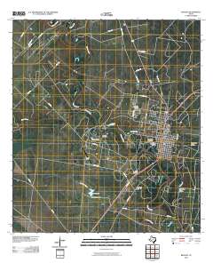 2010 Map of Refugio, 2010 Print