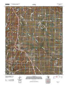 2010 Map of Rhome, 2010 Print