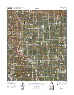 2013 Map of Rhome, 2013 Print