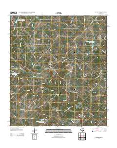 2013 Map of Round Top, 2013 Print