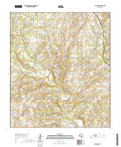 2019 Map of Round Top, 2019 Print