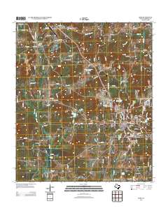 2013 Map of Rusk, 2013 Print