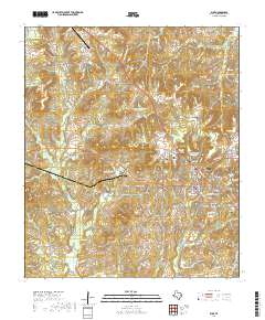 2019 Map of Rusk, 2019 Print