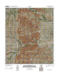 2013 Map of Rustler Hills, 2013 Print