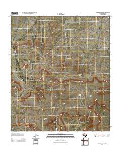 2012 Map of Saddle Butte, 2012 Print