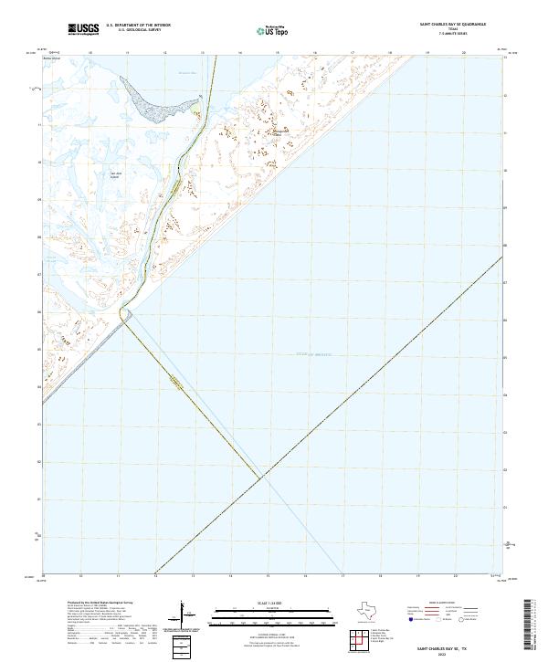 2022 Map of Saint Charles Bay SE, 2022 Print