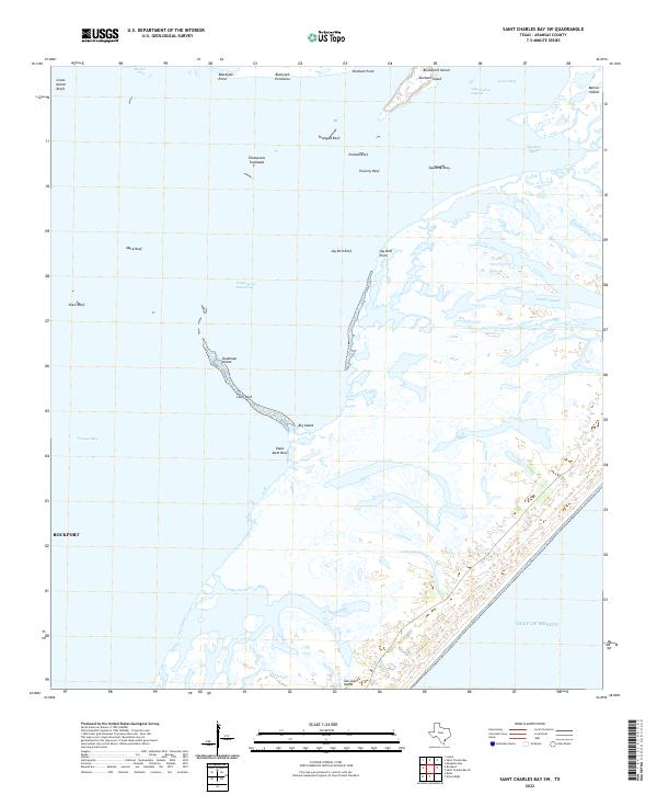 2022 Map of Saint Charles Bay SW, 2022 Print