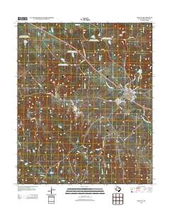 2013 Map of Saint Jo, 2013 Print