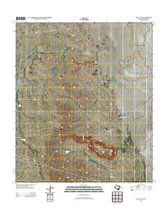 2012 Map of Salt Flat, 2012 Print