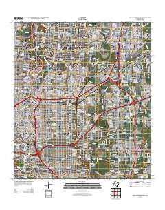 2013 Map of San Antonio East, 2013 Print