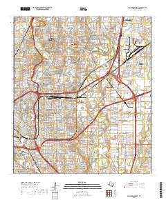 2019 Map of San Antonio East, 2019 Print