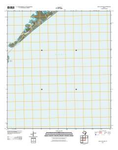 2010 Map of San Luis Pass, 2010 Print