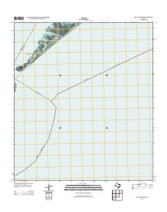 2013 Map of San Luis Pass, 2013 Print
