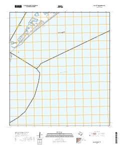 2019 Map of San Luis Pass, 2019 Print