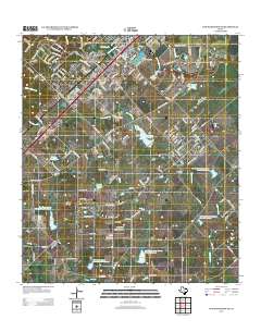 2013 Map of San Marcos South, 2013 Print
