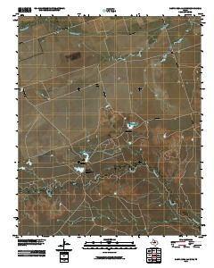 2010 Map of Santa Rosa Lake NW, 2010 Print