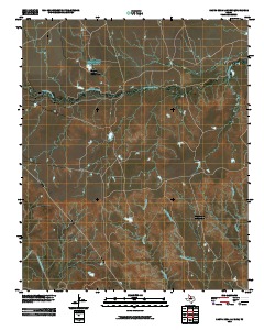 2010 Map of Santa Rosa Lake SW, 2010 Print