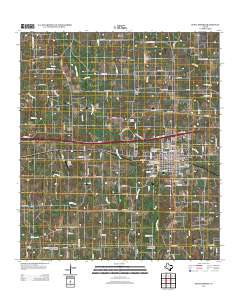 2013 Map of Schulenburg, 2013 Print