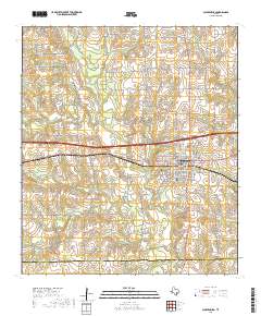 2019 Map of Schulenburg, 2019 Print