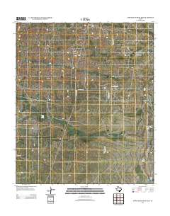2012 Map of Screw Bean Draw East, 2012 Print