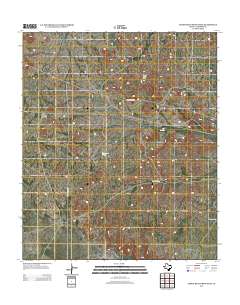 2012 Map of Screw Bean Draw West, 2012 Print