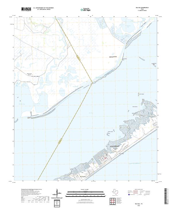 2022 Map of Sea Isle, 2022 Print