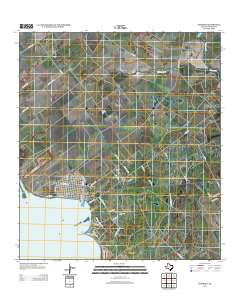 2013 Map of Seadrift, 2013 Print