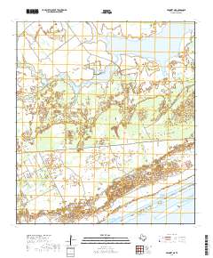2019 Map of Seadrift NE, 2019 Print