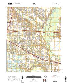 2019 Map of Seagoville, 2019 Print