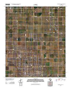2010 Map of Seagraves SW, 2010 Print