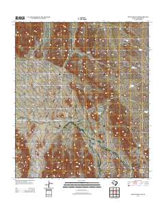 2013 Map of Seven Heart Gap, 2013 Print