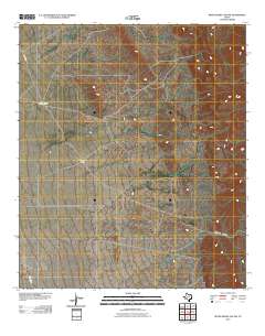 2010 Map of Seven Heart Gap NW, 2010 Print