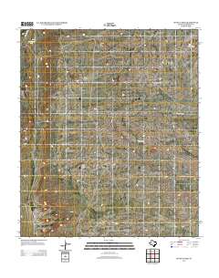 2013 Map of Seven L Peak, 2013 Print