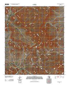 2010 Map of Sheep Peak, 2010 Print