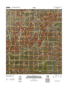 2012 Map of Sherbino Mesa, 2012 Print