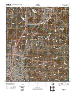 2010 Map of Sherman, 2010 Print