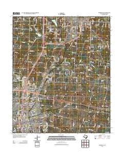 2013 Map of Sherman, 2013 Print