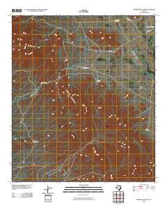 2010 Map of Sierra Blanca SW, 2010 Print