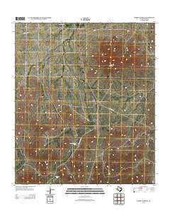 2012 Map of Sierra Madera, 2012 Print