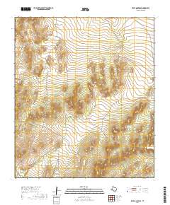 2019 Map of Sierra Madera SE, 2019 Print