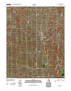 2010 Map of Skellytown, 2010 Print